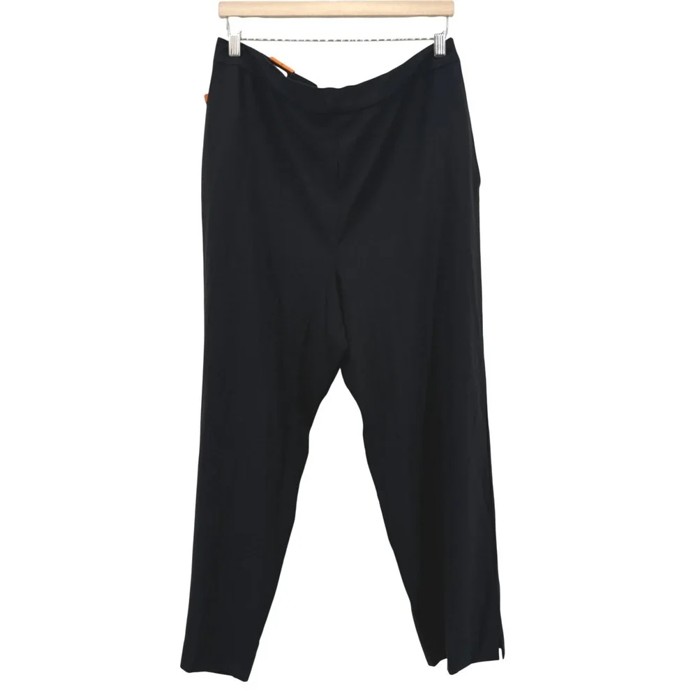 Banana Republic Pants Womens 16 Black Pull-On Pant Tapered Stretch Comfort